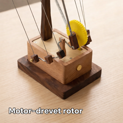 Håndlavet Manta Rokke i Træ